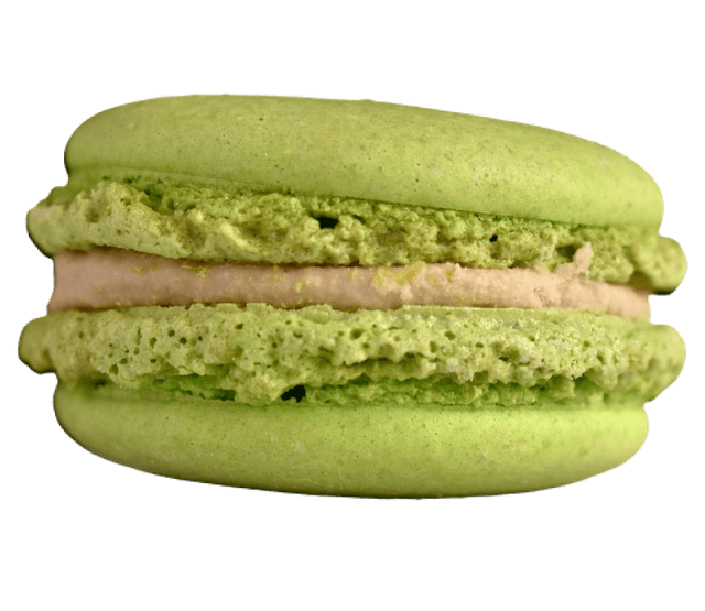 Macaroon with lime filling