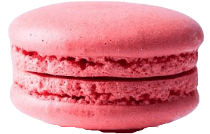 Raspberry & Rose Macaron