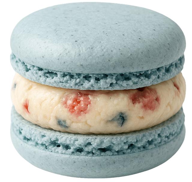 Macaroon dor-blue